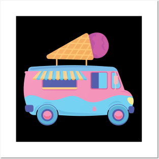 Ice Cream Truck Posters and Art